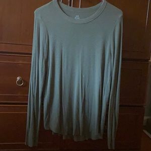 Green long sleeve shirt